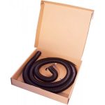 Zwarte flexibele slang Ø50mm - 2500mm lang